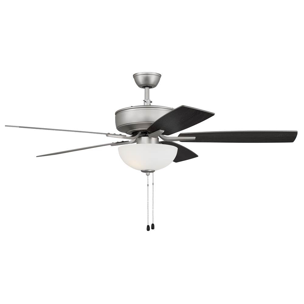 Craftmade P211BN5-52BNGW Brushed Nickel Pro Plus 211 52'' 5-blade Ceiling Fan In Brushed Nickel W/ Brushed Nickel/greywood Blades; Light Kit Included (optional) Image 7