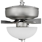 Craftmade P211BN5-52BNGW Brushed Nickel Pro Plus 211 52'' 5-blade Ceiling Fan In Brushed Nickel W/ Brushed Nickel/greywood Blades; Light Kit Included (optional) Image 6