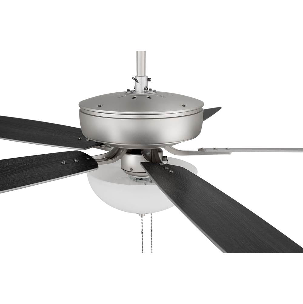 Craftmade P211BN5-52BNGW Brushed Nickel Pro Plus 211 52'' 5-blade Ceiling Fan In Brushed Nickel W/ Brushed Nickel/greywood Blades; Light Kit Included (optional) Image 3