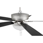 Craftmade P211BN5-52BNGW Brushed Nickel Pro Plus 211 52'' 5-blade Ceiling Fan In Brushed Nickel W/ Brushed Nickel/greywood Blades; Light Kit Included (optional) Image 3