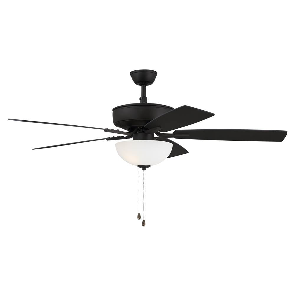 Craftmade Pro Plus Pro Plus 211 52'' 5-blade Ceiling Fan In Brushed Nickel W/ Brushed Nickel/greywood Blades; Light Kit Included (optional)