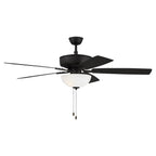 Craftmade Pro Plus Pro Plus 211 52'' 5-blade Ceiling Fan In Brushed Nickel W/ Brushed Nickel/greywood Blades; Light Kit Included (optional)