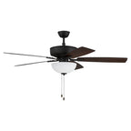 Craftmade P211ESP5-52ESPWLN Espresso Pro Plus 211 52'' 5-blade Ceiling Fan In Espresso W/ Espresso/walnut Blades; Light Kit Included (optional) Image 8