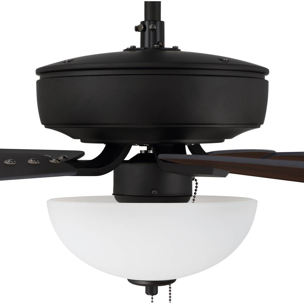 Craftmade P211ESP5-52ESPWLN Espresso Pro Plus 211 52'' 5-blade Ceiling Fan In Espresso W/ Espresso/walnut Blades; Light Kit Included (optional) Image 6