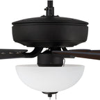Craftmade P211ESP5-52ESPWLN Espresso Pro Plus 211 52'' 5-blade Ceiling Fan In Espresso W/ Espresso/walnut Blades; Light Kit Included (optional) Image 6