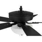 Craftmade P211ESP5-52ESPWLN Espresso Pro Plus 211 52'' 5-blade Ceiling Fan In Espresso W/ Espresso/walnut Blades; Light Kit Included (optional) Image 3