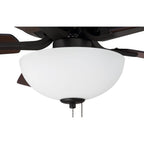 Craftmade P211ESP5-52ESPWLN Espresso Pro Plus 211 52'' 5-blade Ceiling Fan In Espresso W/ Espresso/walnut Blades; Light Kit Included (optional) Image 2
