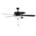 Craftmade Pro Plus Pro Plus 211 52'' 5-blade Ceiling Fan In Brushed Nickel W/ Brushed Nickel/greywood Blades; Light Kit Included (optional)