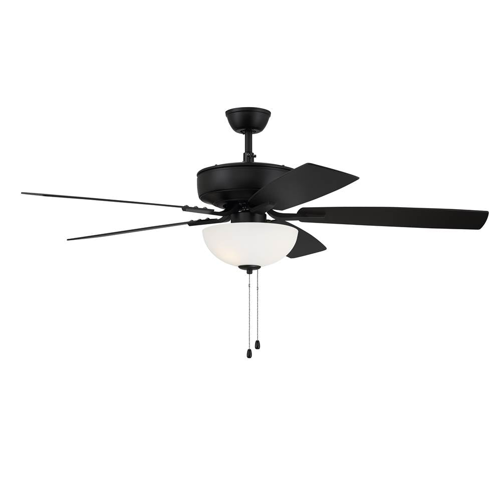 Craftmade Pro Plus Pro Plus 211 52'' 5-blade Ceiling Fan In Brushed Nickel W/ Brushed Nickel/greywood Blades; Light Kit Included (optional)