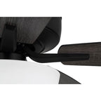 Craftmade P211FB5-52FBGW Flat Black Pro Plus 211 52'' 5-blade Ceiling Fan In Flat Black W/ Flat Black/grey Wood Blades; Light Kit Included (optional) Image 4