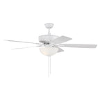 Craftmade Pro Plus Pro Plus 211 52'' 5-blade Ceiling Fan In Brushed Nickel W/ Brushed Nickel/greywood Blades; Light Kit Included (optional)