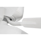 Craftmade P211W5-52WWOK White Pro Plus 211 52'' 5-blade Ceiling Fan In White W/ White/washed Oak Blades; Light Kit Included (optional) Image 5