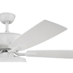 Craftmade P211W5-52WWOK White Pro Plus 211 52'' 5-blade Ceiling Fan In White W/ White/washed Oak Blades; Light Kit Included (optional) Image 4