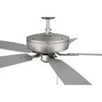 Craftmade P52BN5-52BNGW Brushed Nickel Pro Plus 52'' 5-blade Ceiling Fan In Brushed Nickel W/ Brushed Nickel/greywood Blades; Light Kit Optional (not Included) Image 4