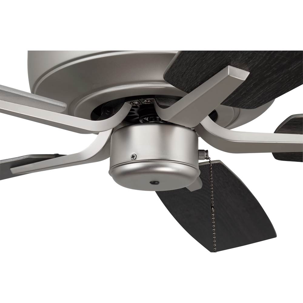 Craftmade P52BN5-52BNGW Brushed Nickel Pro Plus 52'' 5-blade Ceiling Fan In Brushed Nickel W/ Brushed Nickel/greywood Blades; Light Kit Optional (not Included) Image 3
