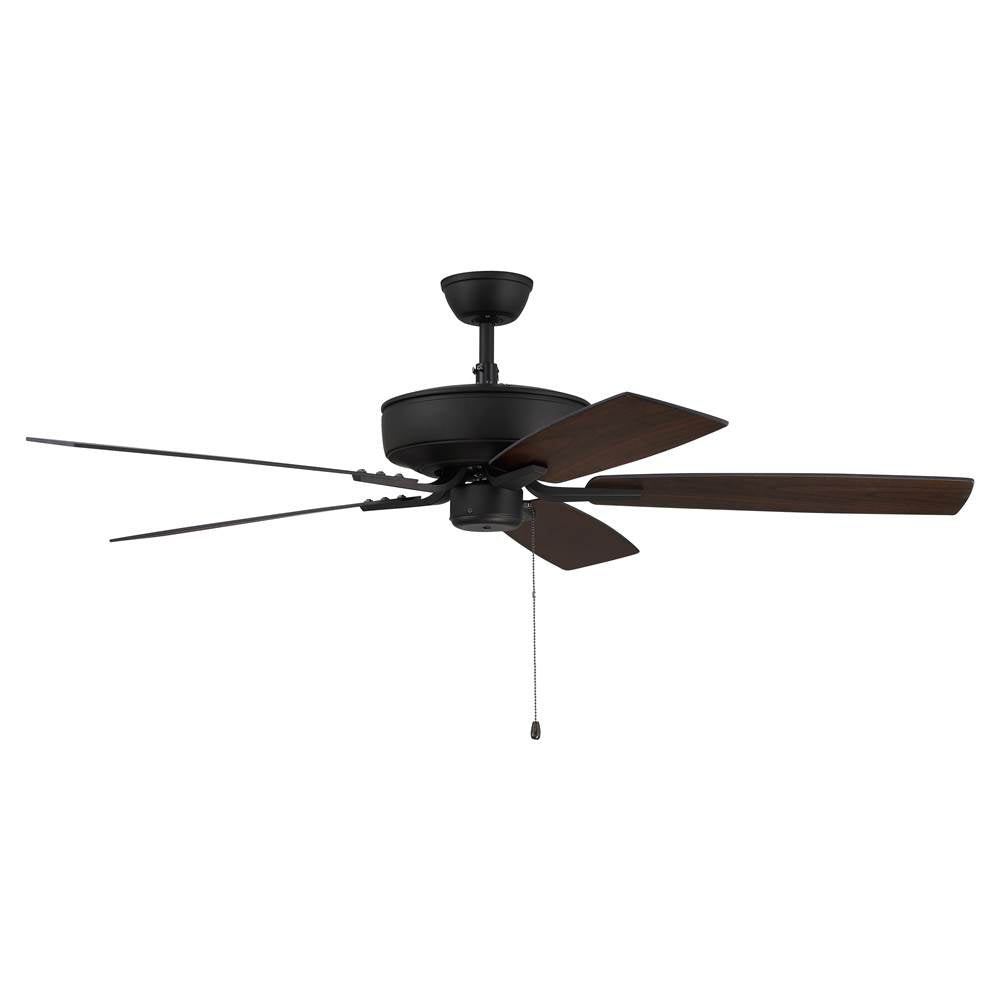 Craftmade Pro Plus Pro Plus 52'' 5-blade Ceiling Fan In Brushed Nickel W/ Brushed Nickel/greywood Blades; Light Kit Optional (not Included)