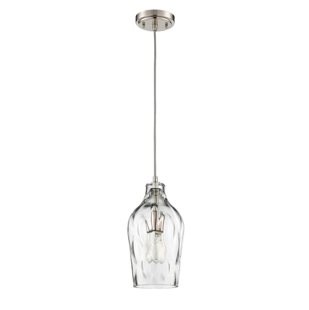 Craftmade  6.63'' 1 Light Mini Pendant In Brushed Polished Nickel