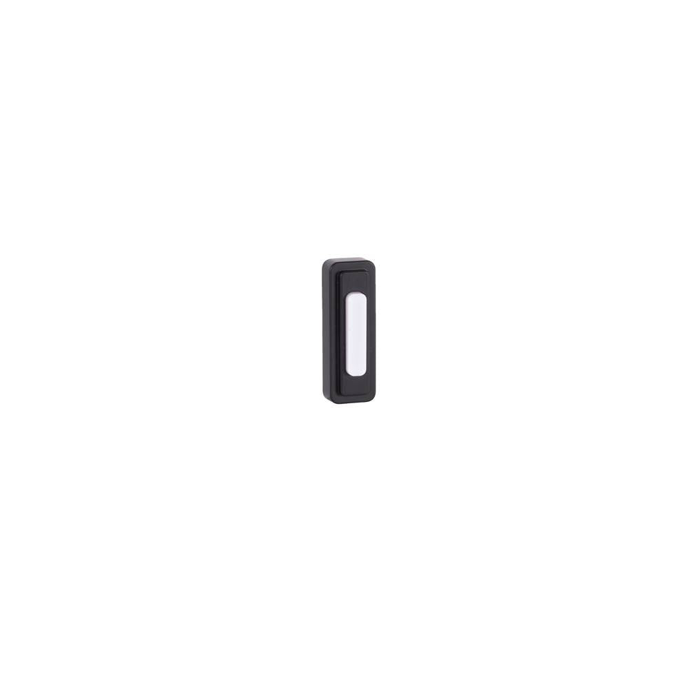 Craftmade  Surface Mount Led Lighted Push Button, Tiered In Flat Black
