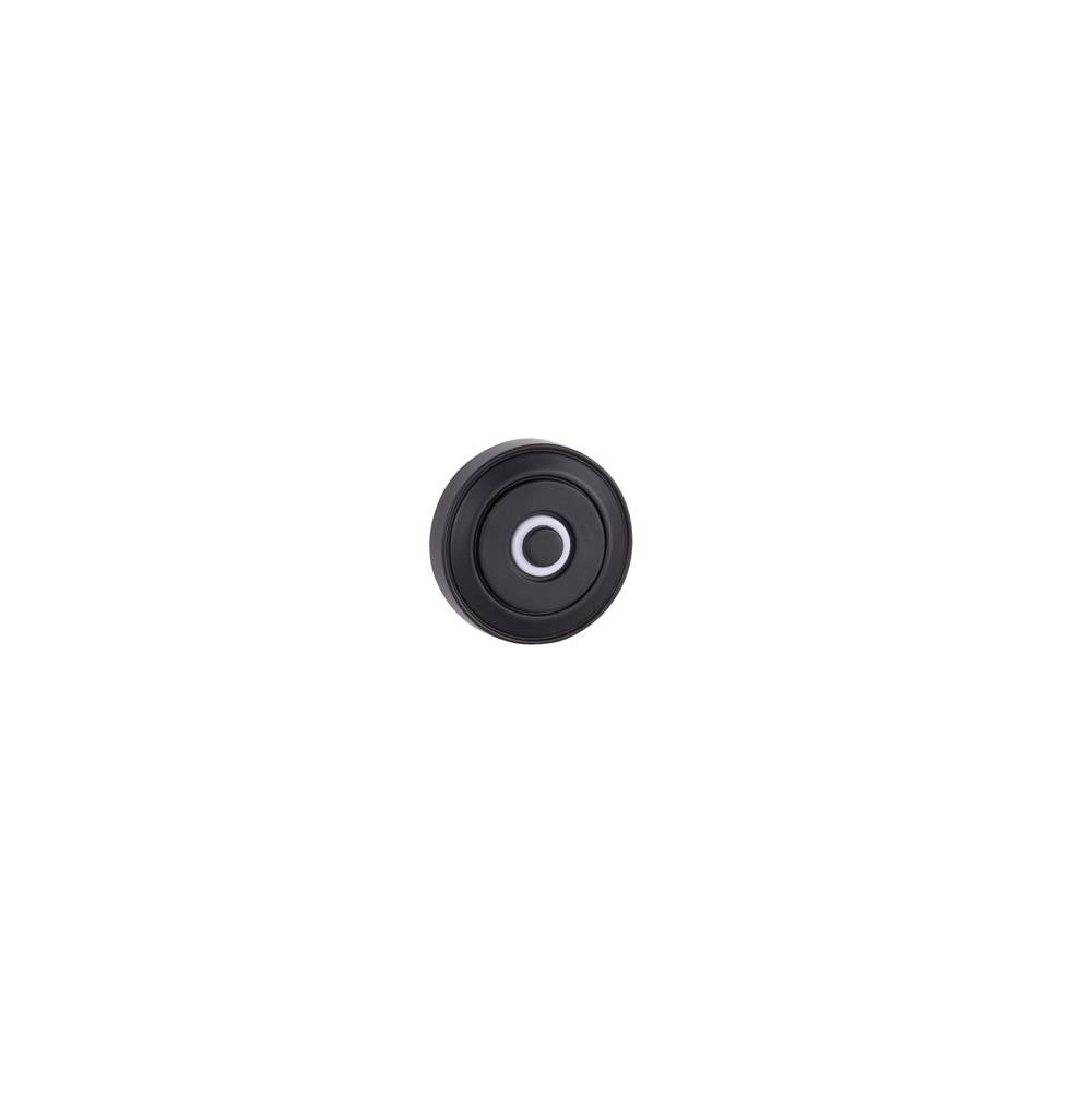 Craftmade  Surface Mount Led Lighted Push Button, Round Led Halo Light In Flat Black