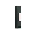 Craftmade  Surface Mount Led Lighted Push Button, Thin Rectangle Profile In Flat Black