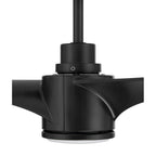 Craftmade Phoebe 52'' 3-blade Ceiling Fan In Flat Black With Flat Black Blades, Light Kit Sold Separately