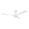 Craftmade Phoebe 52'' 3-blade Ceiling Fan In White With White Blades, Light Kit Sold Separately