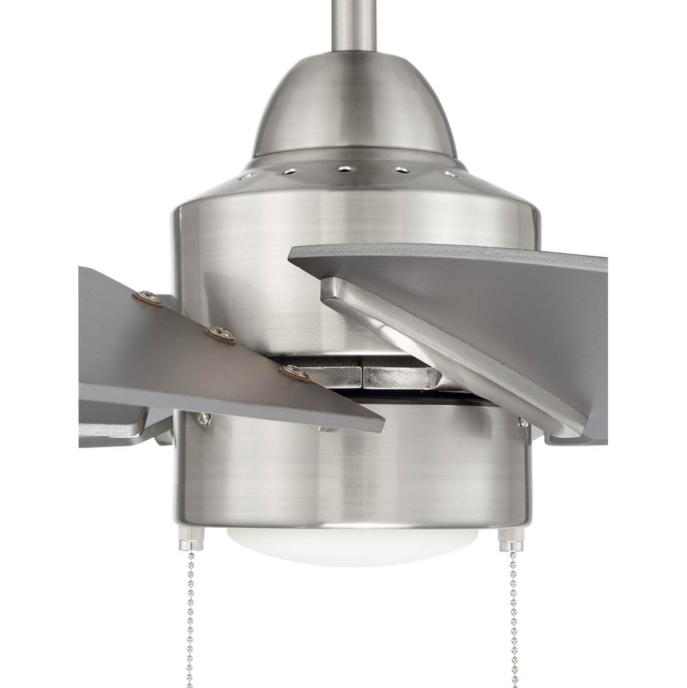 Craftmade PPT24BNK6 Brushed Polished Nickel Propel Ii 24'' 6-blade Ceiling Fan In Brushed Polished Nickel W/ Brushed Nickel Blades; Integrated Light Kit Image 8