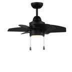 Craftmade Propel Ii Propel Ii 24'' 6-blade Ceiling Fan In Brushed Polished Nickel W/ Brushed Nickel Blades; Integrated Light Kit