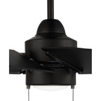 Craftmade PPT24FB6 Flat Black Propel Ii 24'' 6-blade Indoor/outdoor (damp) Ceiling Fan In Flat Black W/ Flat Black Blades; Integrated Light Kit Image 8