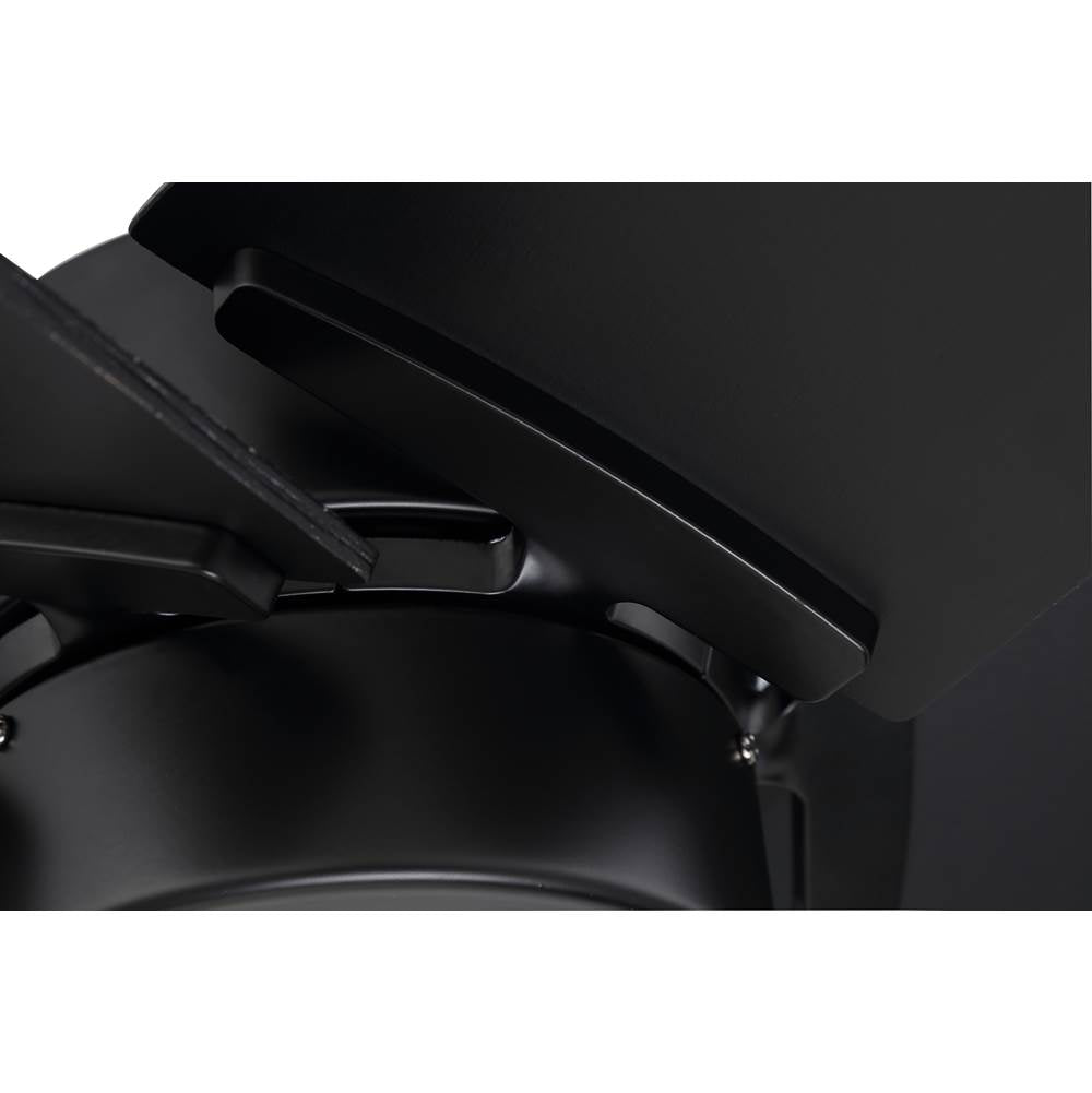 Craftmade PPT24FB6 Flat Black Propel Ii 24'' 6-blade Indoor/outdoor (damp) Ceiling Fan In Flat Black W/ Flat Black Blades; Integrated Light Kit Image 7