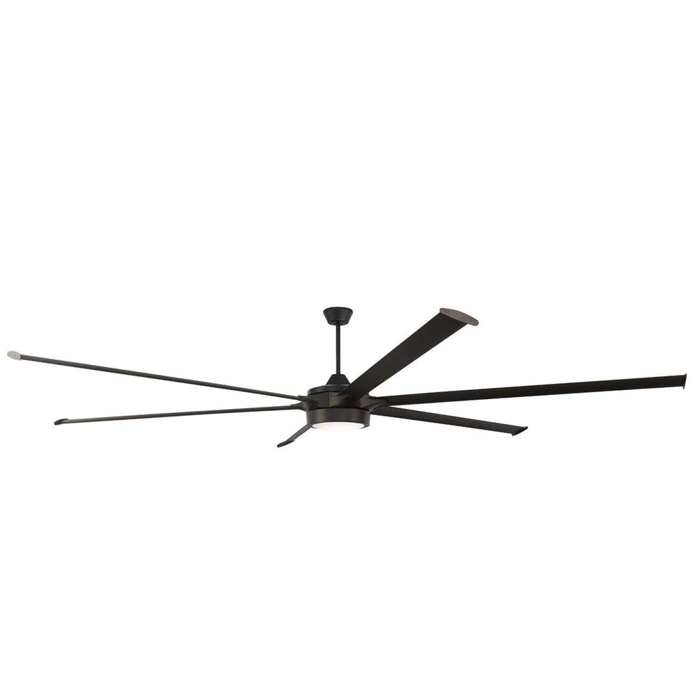Craftmade Prost 120'' 6-blade Indoor/outdoor (damp) Ceiling Fan In Espresso W/ Espresso Blades,  Light Kit Included (optional)