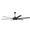 Craftmade Prost 78'' 6-blade Indoor/outdoor (damp) Ceiling Fan In Espresso W/ Espresso Blades; Light Kit Included (optional)