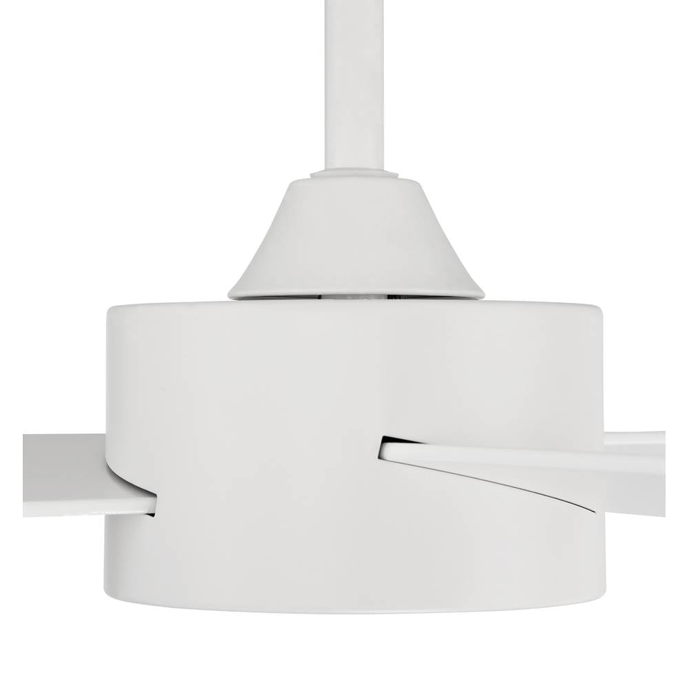 Craftmade Provision 52'' 3-blade Indoor/outdoor (damp) Ceiling Fan In Matte White W/ White Blades; Not Light Kit Adaptable