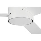 Craftmade PRV52MWW3 Matte White Provision 52'' 3-blade Indoor/outdoor (damp) Ceiling Fan In Matte White W/ White Blades; Not Light Kit Adaptable Image 3
