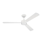 Craftmade PRV52MWW3 Matte White Provision 52'' 3-blade Indoor/outdoor (damp) Ceiling Fan In Matte White W/ White Blades; Not Light Kit Adaptable Image 2