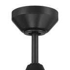 Craftmade QUL52FB4-NWF Flat Black Quell 52'' 4-blade Indoor/outdoor (damp) Ceiling Fan In Flat Black With Flat Black Blades, Light Kit Included (optional) Image 4