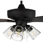 Craftmade S104ESP5-60ESPWLN Espresso Super Pro 104 60'' 5-blade Ceiling Fan In Espresso W/ Espresso/walnut Blades; Integrated Light Kit Image 6