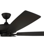 Craftmade S104ESP5-60ESPWLN Espresso Super Pro 104 60'' 5-blade Ceiling Fan In Espresso W/ Espresso/walnut Blades; Integrated Light Kit Image 4