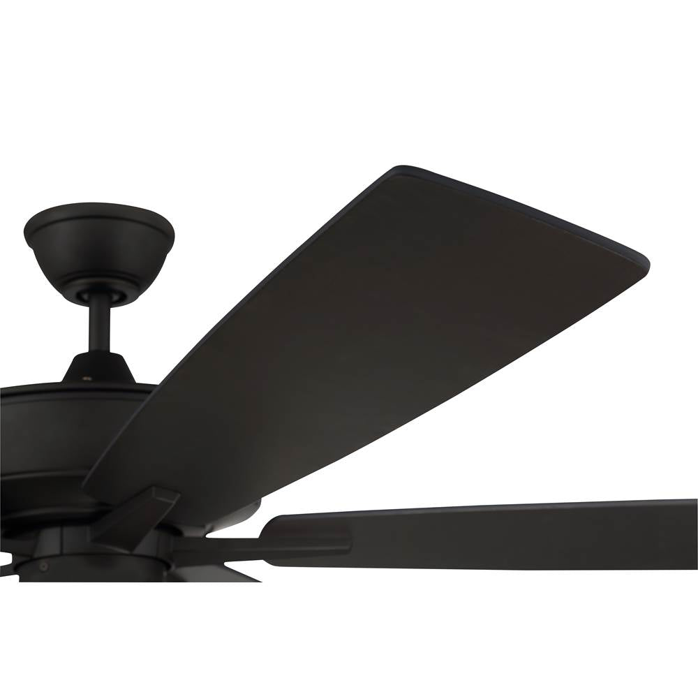 Craftmade S104ESP5-60ESPWLN Espresso Super Pro 104 60'' 5-blade Ceiling Fan In Espresso W/ Espresso/walnut Blades; Integrated Light Kit Image 4
