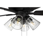 Craftmade S104ESP5-60ESPWLN Espresso Super Pro 104 60'' 5-blade Ceiling Fan In Espresso W/ Espresso/walnut Blades; Integrated Light Kit Image 2
