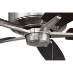 Craftmade S60BNK5-60DWGWN Brushed Polished Nickel Super Pro 60'' 5-blade Ceiling Fan In Brushed Polished Nickel W/ Driftwood/grey Walnut Blades; Light Kit Optional (not Included) Image 2