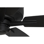 Craftmade S60FB5-60FBGW Flat Black Super Pro 60'' 5-blade Ceiling Fan In Flat Black W/ Flat Black/greywood Blades; Light Kit Optional (not Included) Image 7