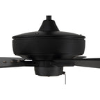Craftmade S60FB5-60FBGW Flat Black Super Pro 60'' 5-blade Ceiling Fan In Flat Black W/ Flat Black/greywood Blades; Light Kit Optional (not Included) Image 4