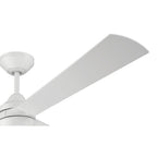 Craftmade STL60W3-NWF White Sterling 60'' 3-blade Indoor/outdoor (wet) Ceiling Fan In White With White Blades, Light Kit Included (optional) Image 6