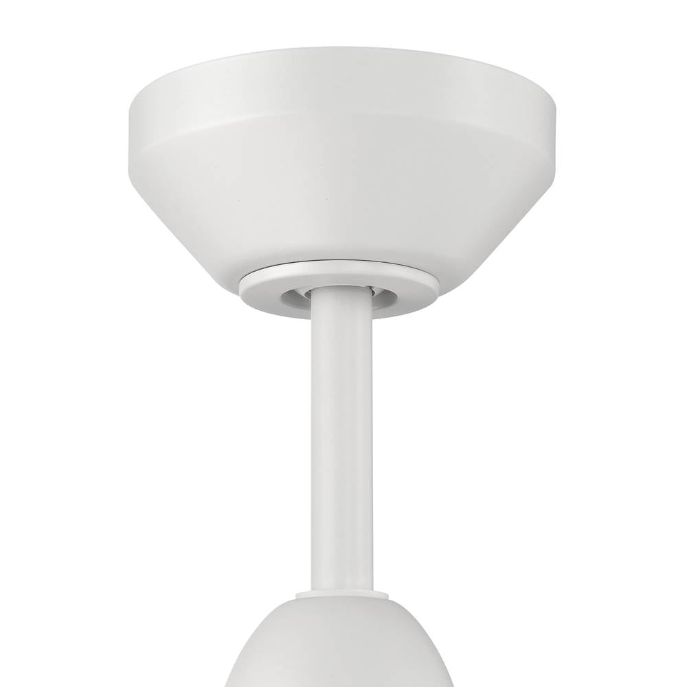 Craftmade STL60W3-NWF White Sterling 60'' 3-blade Indoor/outdoor (wet) Ceiling Fan In White With White Blades, Light Kit Included (optional) Image 5