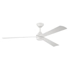Craftmade STL60W3-NWF White Sterling 60'' 3-blade Indoor/outdoor (wet) Ceiling Fan In White With White Blades, Light Kit Included (optional) Image 3