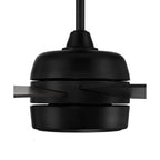 Craftmade TRV52FB6-NWF Flat Black Trevor 52'' 6-blade Indoor/outdoor (damp)ceiling Fan In Flat Black With Flat Black/greywood Blades, Light Kit Included (optional) Image 7