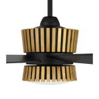 Craftmade TRY52FBSB5-NWF Flat Black,Satin Brass Theiry 52'' 5-blade Ceiling Fan In Flat Black/satin Brass With Flat Black/black Walnut Blades, Light Kit Included (optional) Image 7