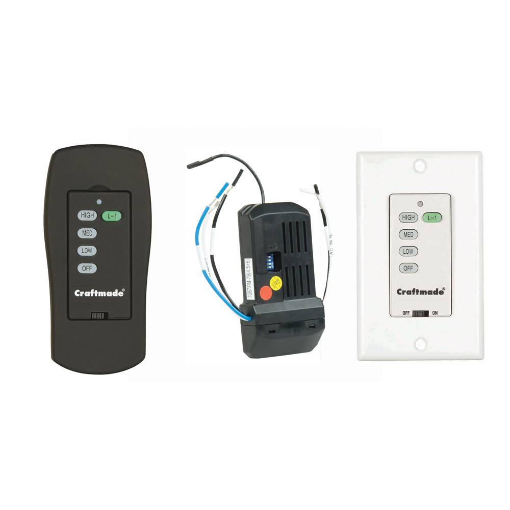 Craftmade  Universal Intelligent Receiver, Hand Set, And Wall Control (pre-paired)