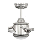 Craftmade VIA72PLN3 Polished Nickel Viva 72'' 3-blade Ceiling Fan In Polished Nickel W/ Flat Black Fabric Texture Abs Blades; Light Kit Included (optional) Image 8